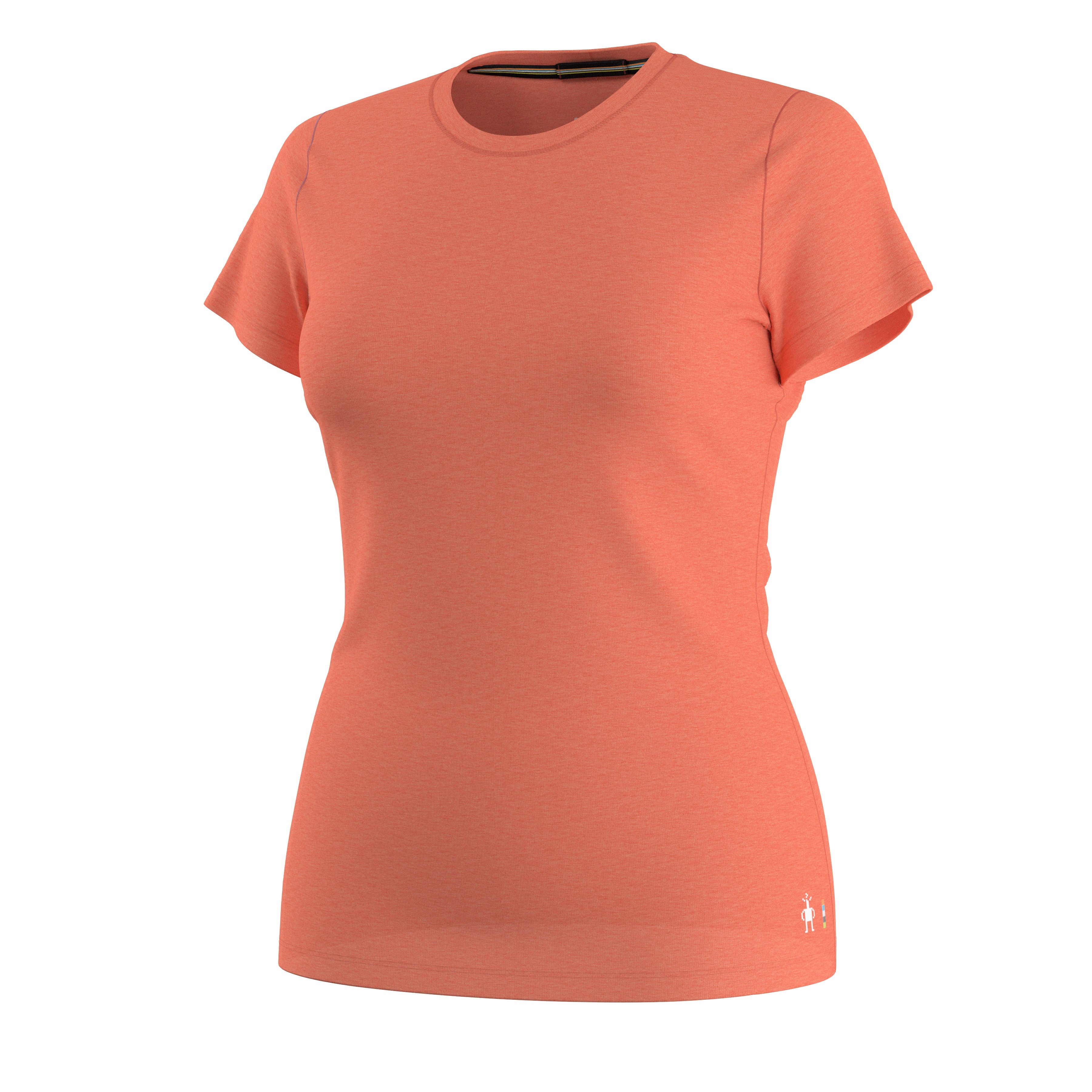 【山と道】Merino Short Sleeve Shirt：Women M Women's Merino Short Sleeve Tee - Coral Reef