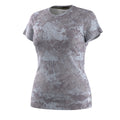 Women's Merino Short Sleeve Tee Purple Storm Mountain - ver - 3
