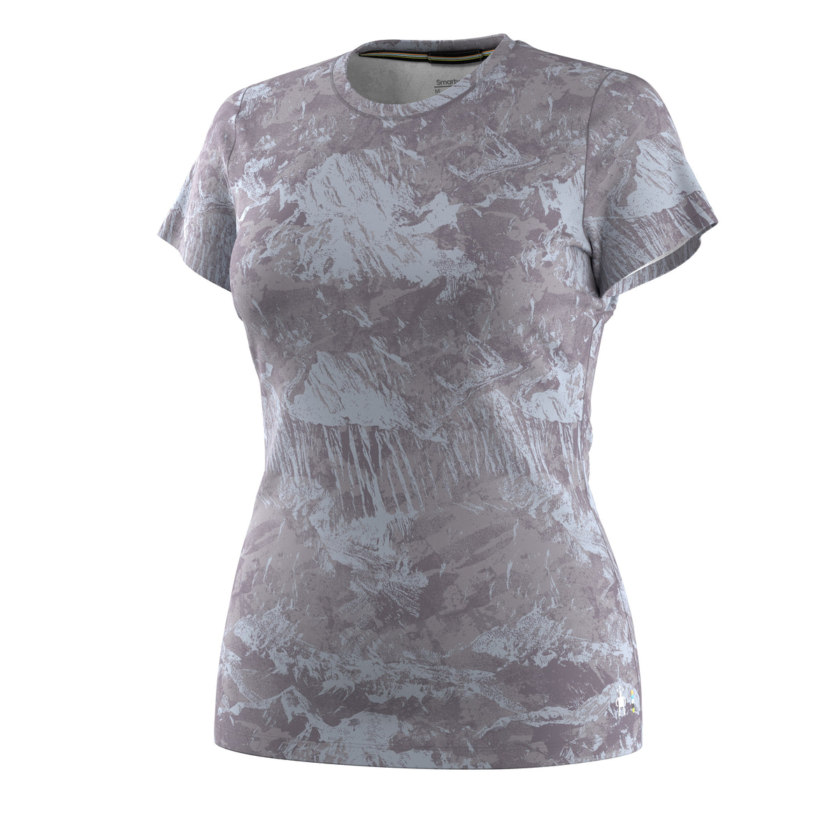 Women's Merino Short Sleeve Tee Purple Storm Mountain - 3