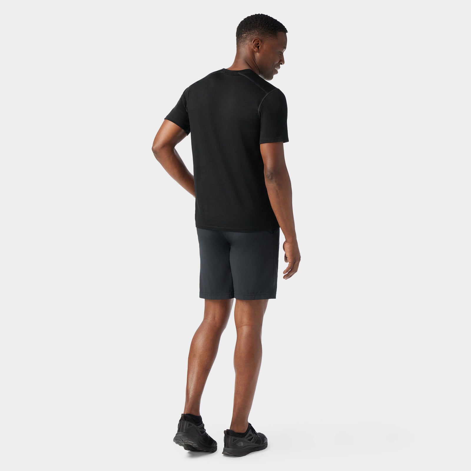 Men's Merino Short Sleeve Tee Sable Brown Mountain - ver - 2