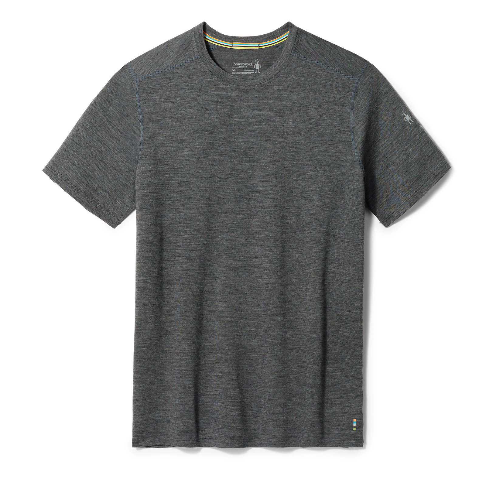 Men's Merino Short Sleeve Tee Sable Brown Mountain - ver - 3
