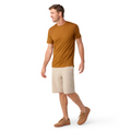 Men's Merino Short Sleeve Tee Sable Brown Mountain - ver - 68