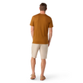 Men's Merino Short Sleeve Tee Sable Brown Mountain - ver - 69