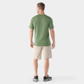 Men's Merino Short Sleeve Tee Sable Brown Mountain - ver - 53
