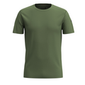 Men's Merino Short Sleeve Tee Sable Brown Mountain - ver - 54