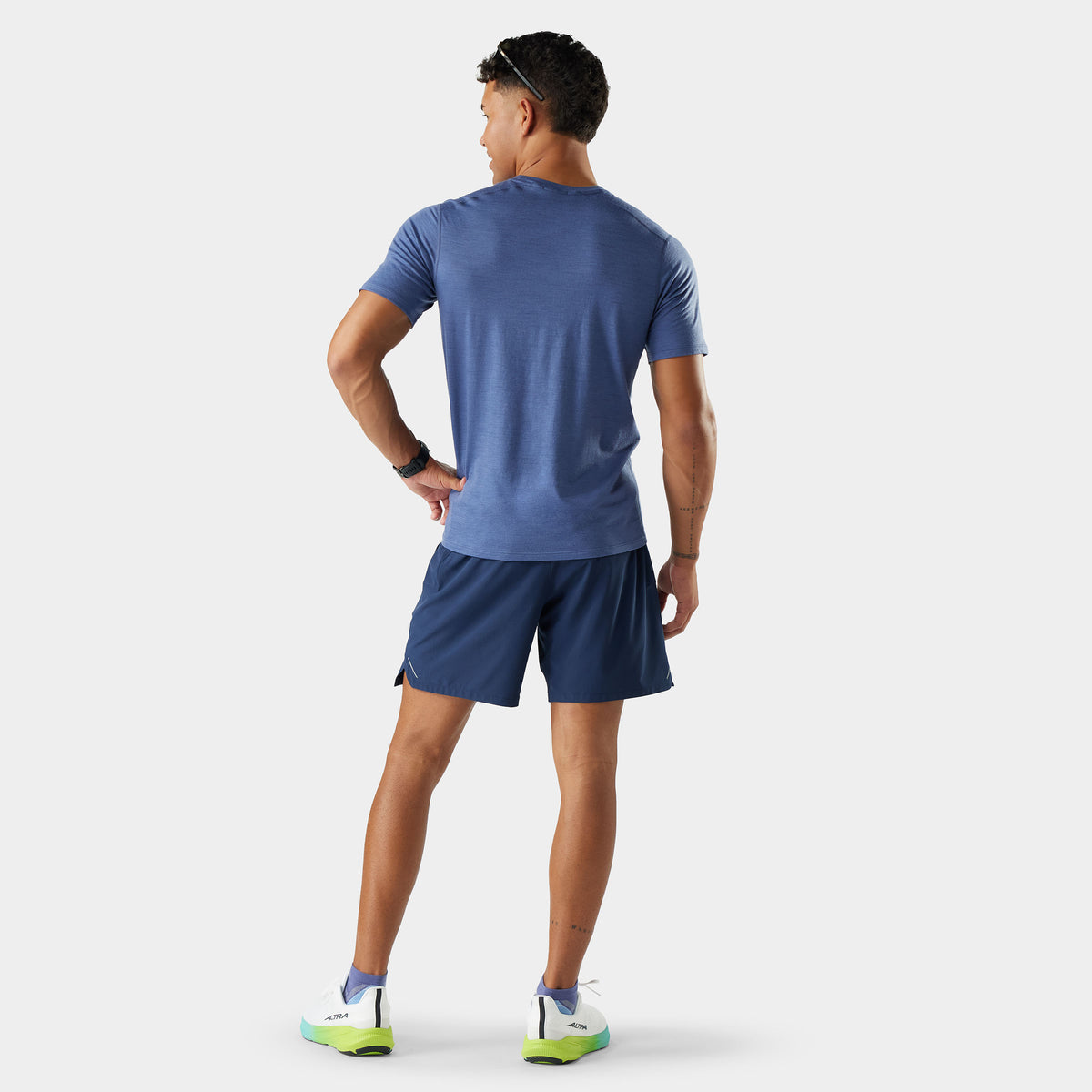 Men's Merino Short Sleeve Tee Nightfall Blue - 2