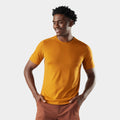 Men's Merino Short Sleeve Tee Sable Brown Mountain - ver - 37