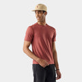 Men's Merino Short Sleeve Tee Burnt Sienna - ver - 1