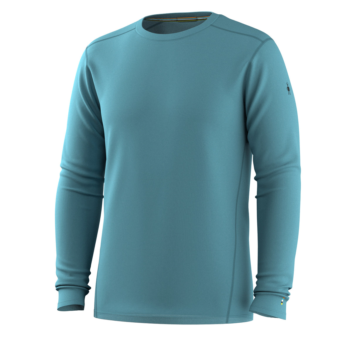 Men's Classic All-Season Merino Base Layer Crew Mineral Blue - 3