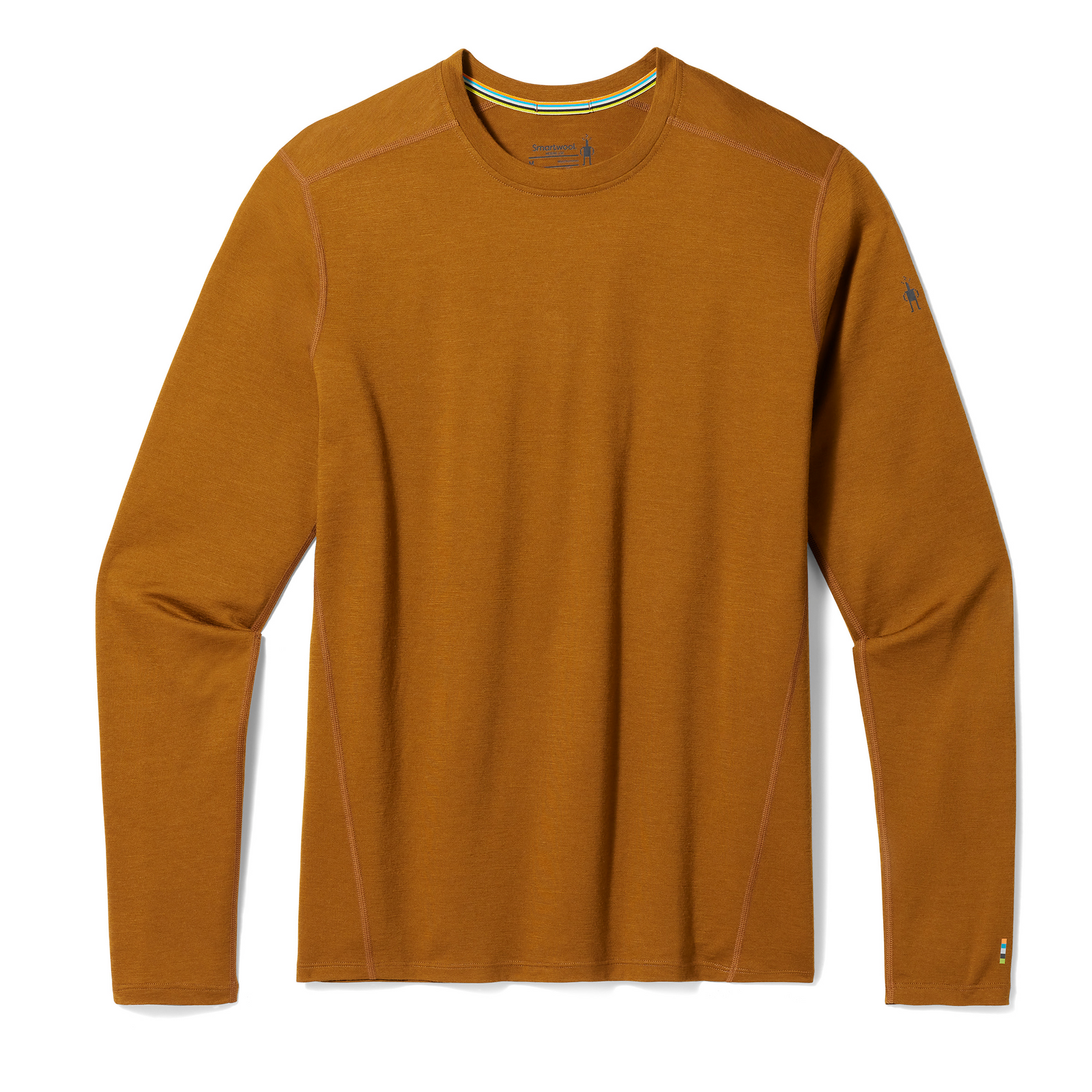 Men's Classic All-Season Merino Base Layer Crew Sable Brown Mountain - ver - 3