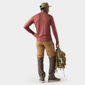 Men's Classic All-Season Merino Base Layer Crew Mineral Blue - ver - 6