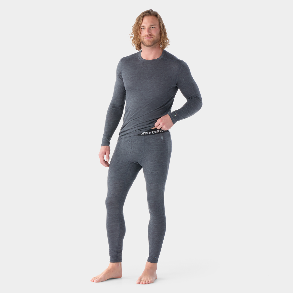 Men's Classic All-Season Merino Base Layer Bottom Iron Heather - 1