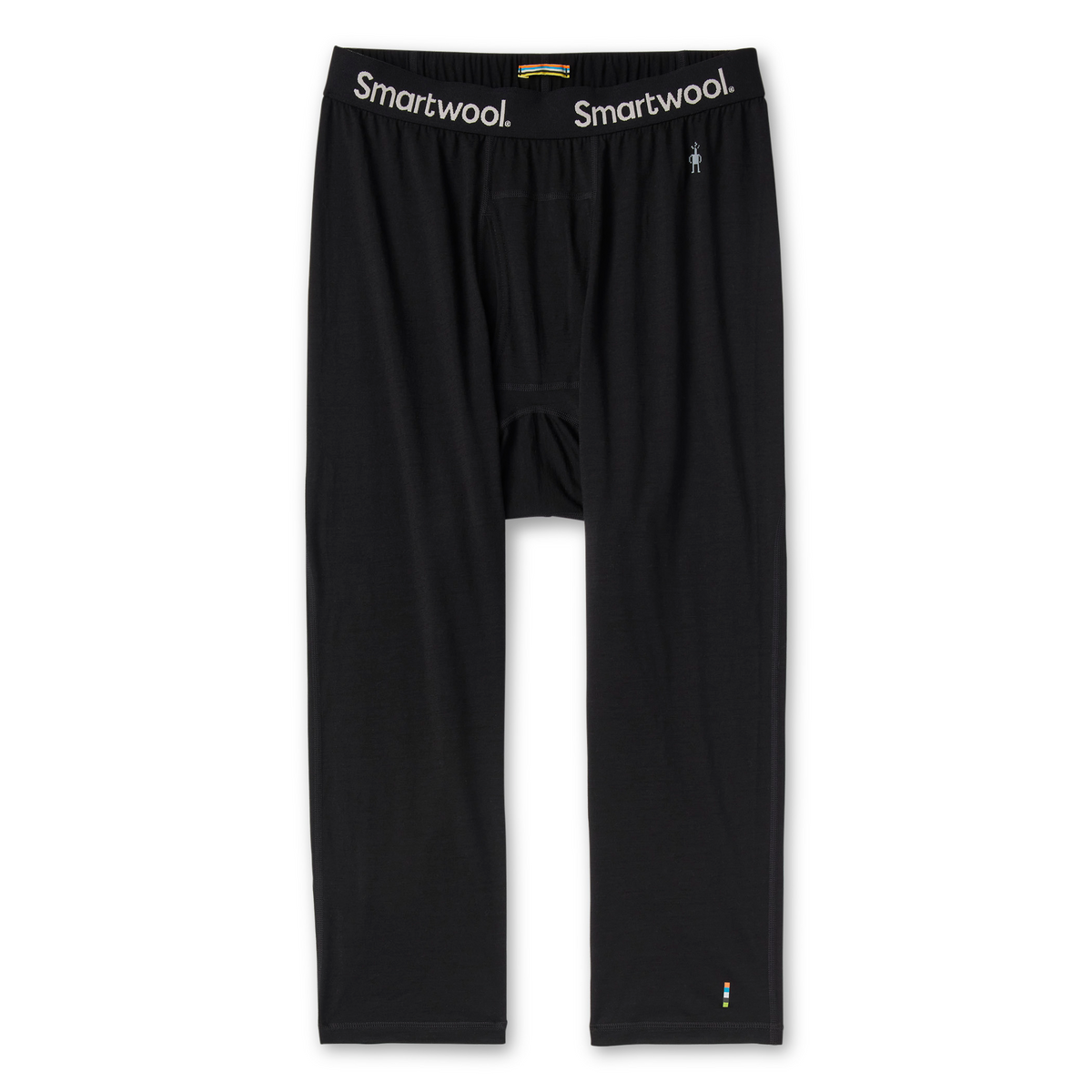 Men's Classic All-Season Merino Base Layer 3/4 Bottom Black - 3