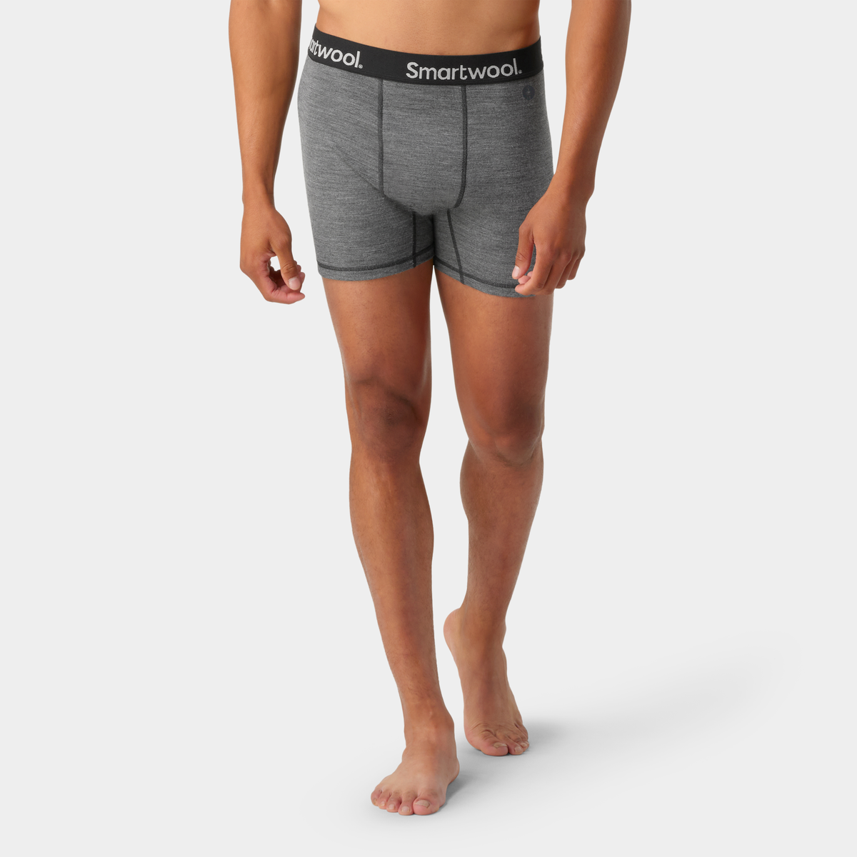 Men's Active Boxer Brief - Medium Gray Heather