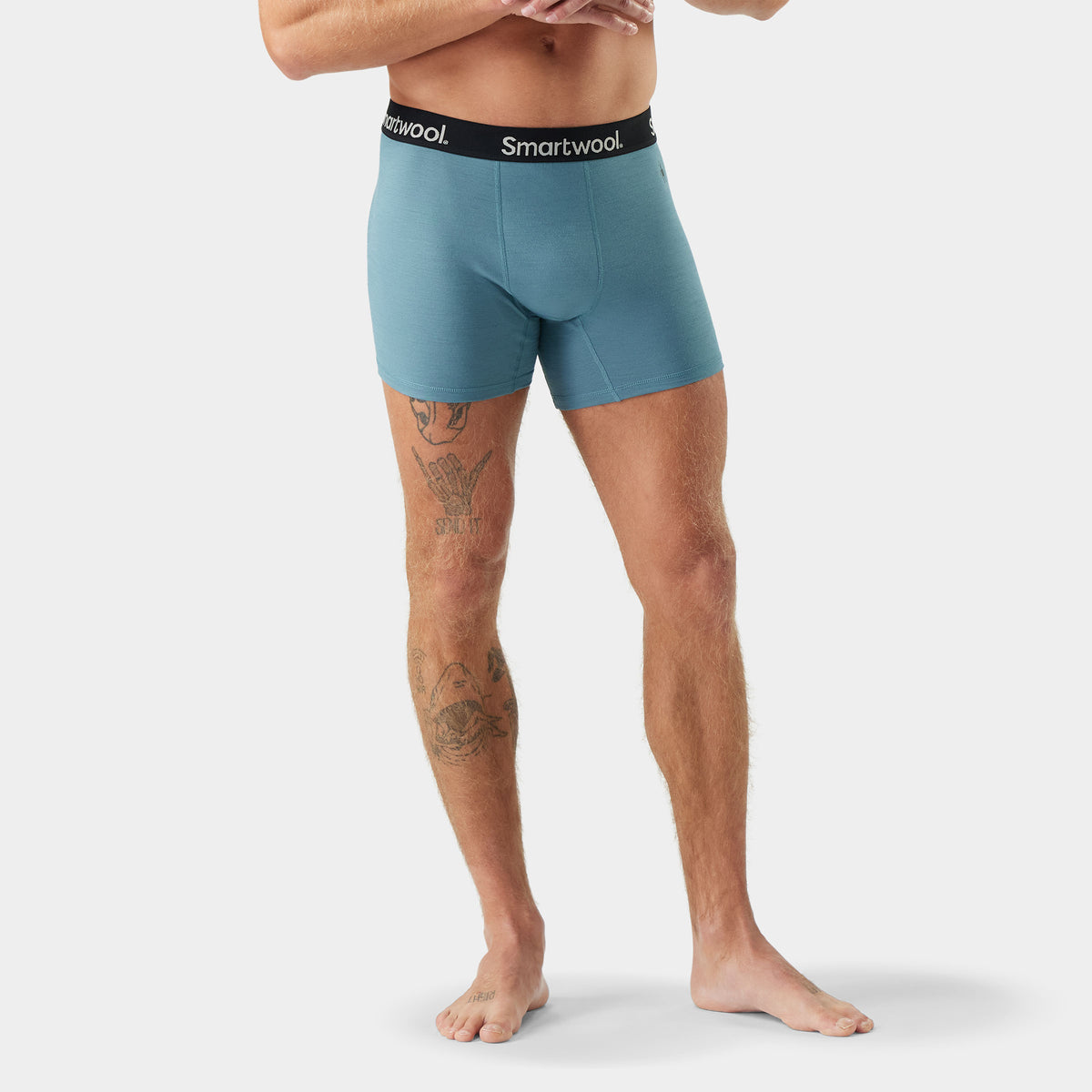 Men's Active Boxer Brief Dusty Teal - 1
