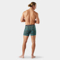 Men's Merino Print Boxer Brief Dusty Teal Geo Floral - ver - 2