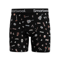 Men's Merino Print Boxer Brief Blue Summit Sector - ver - 9