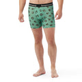 Men's Merino Print Boxer Brief Blue Summit Sector - ver - 29