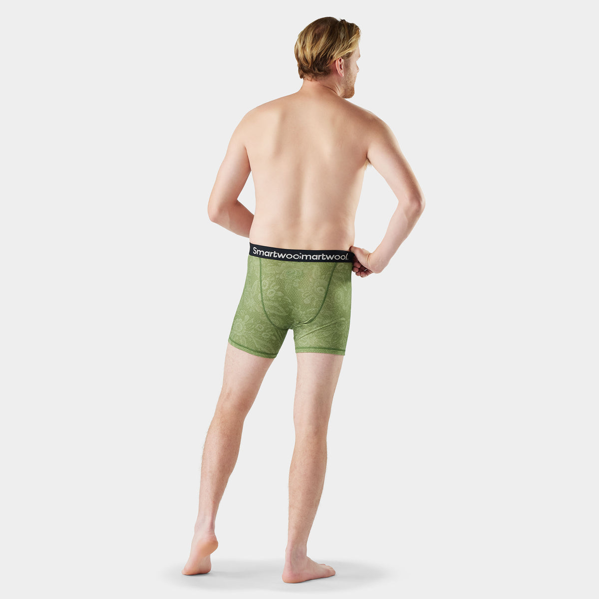 Caleçon boxeur imprimé Merino en boîte pour hommes  - 2