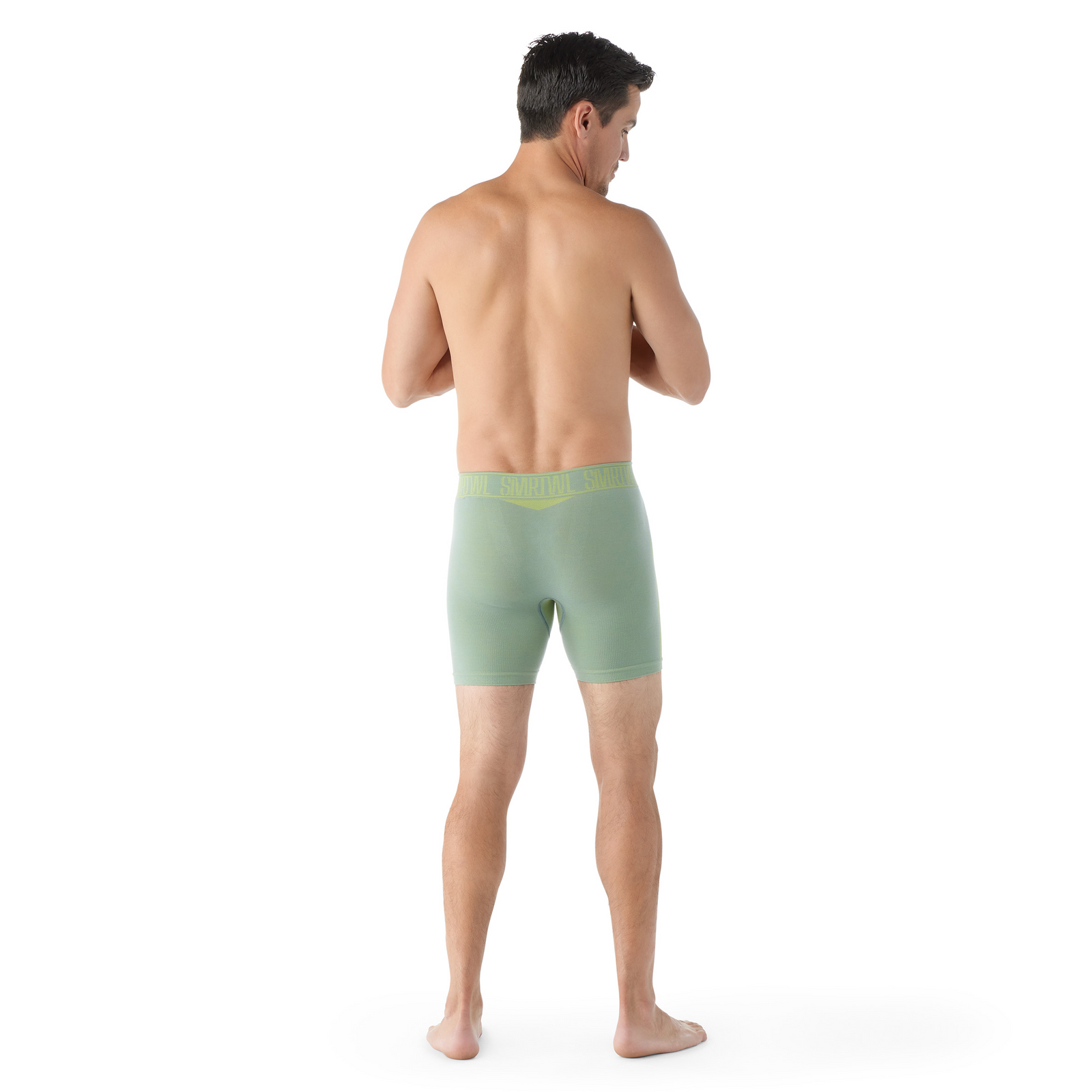 Men's Intraknit™ 6" Boxer Brief Black-Charcoal - ver - 5