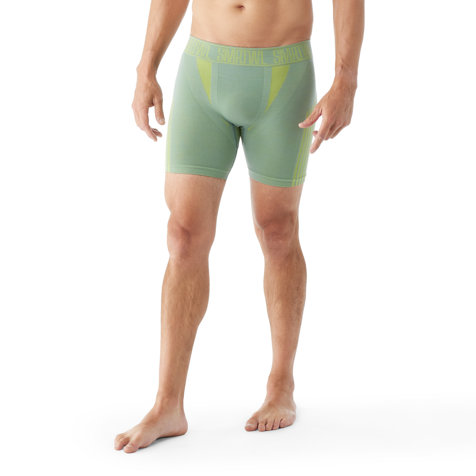 Men's Intraknit™ 6" Boxer Brief Black-Charcoal - ver - 4