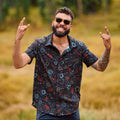 Chemise à manches courtes à imprimé pour hommes  - voir - 5