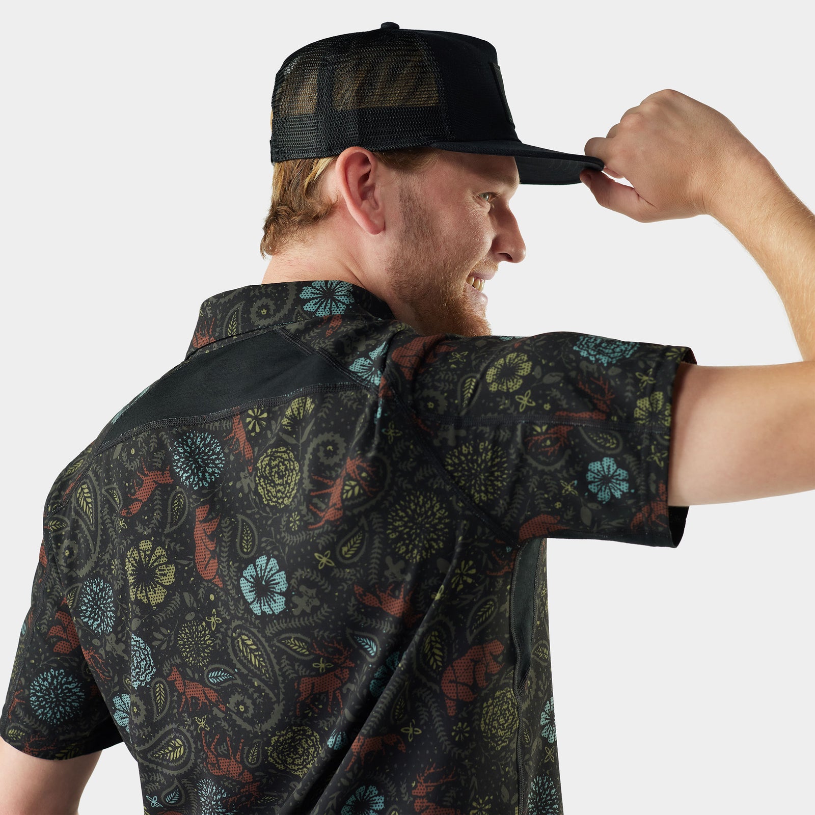 Chemise à manches courtes à imprimé pour hommes  - voir - 3