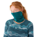 Thermal Merino Reversible Neck Gaiter Mocha Fair Isle Fun - ver - 53