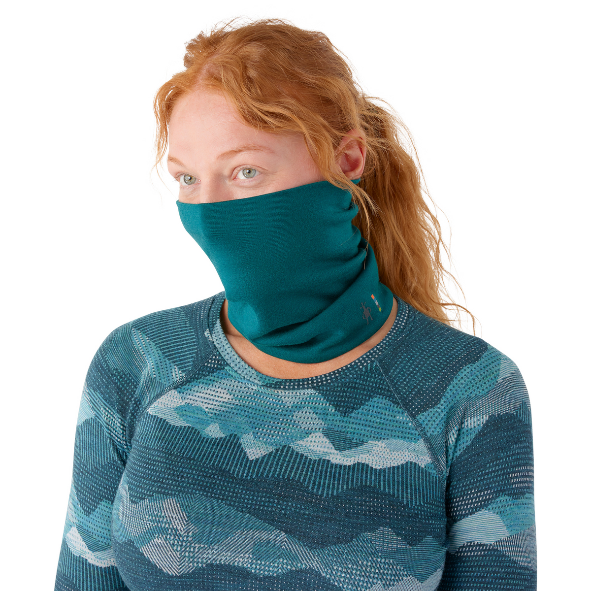 Thermal Merino Reversible Neck Gaiter - Black