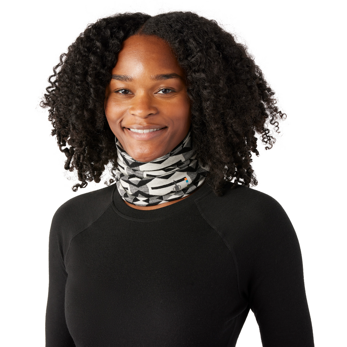 Thermal Merino Reversible Neck Gaiter - Black