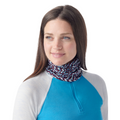 Thermal Merino Reversible Neck Gaiter Mocha Fair Isle Fun - ver - 79