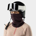 Thermal Merino Reversible Neck Gaiter Mocha Fair Isle Fun - ver - 30