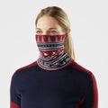 Thermal Merino Reversible Neck Gaiter Mocha Fair Isle Fun - ver - 146