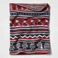 Thermal Merino Reversible Neck Gaiter Mocha Fair Isle Fun - ver - 147