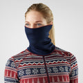 Thermal Merino Reversible Neck Gaiter Mocha Fair Isle Fun - ver - 35