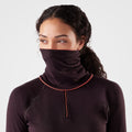 Thermal Merino Reversible Neck Gaiter Mocha Fair Isle Fun - ver - 122