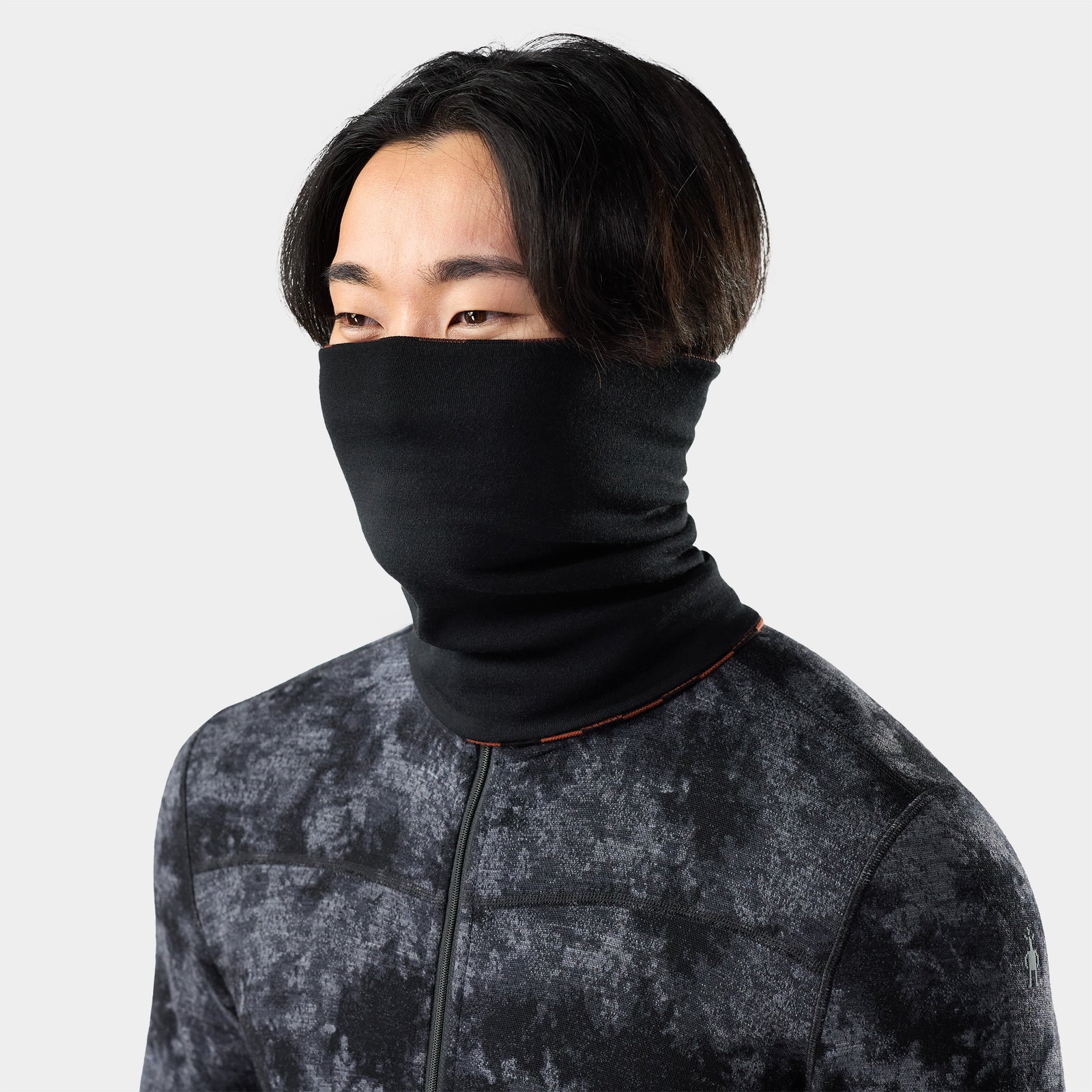 Thermal Merino Reversible Neck Gaiter Mocha Fair Isle Fun - ver - 5