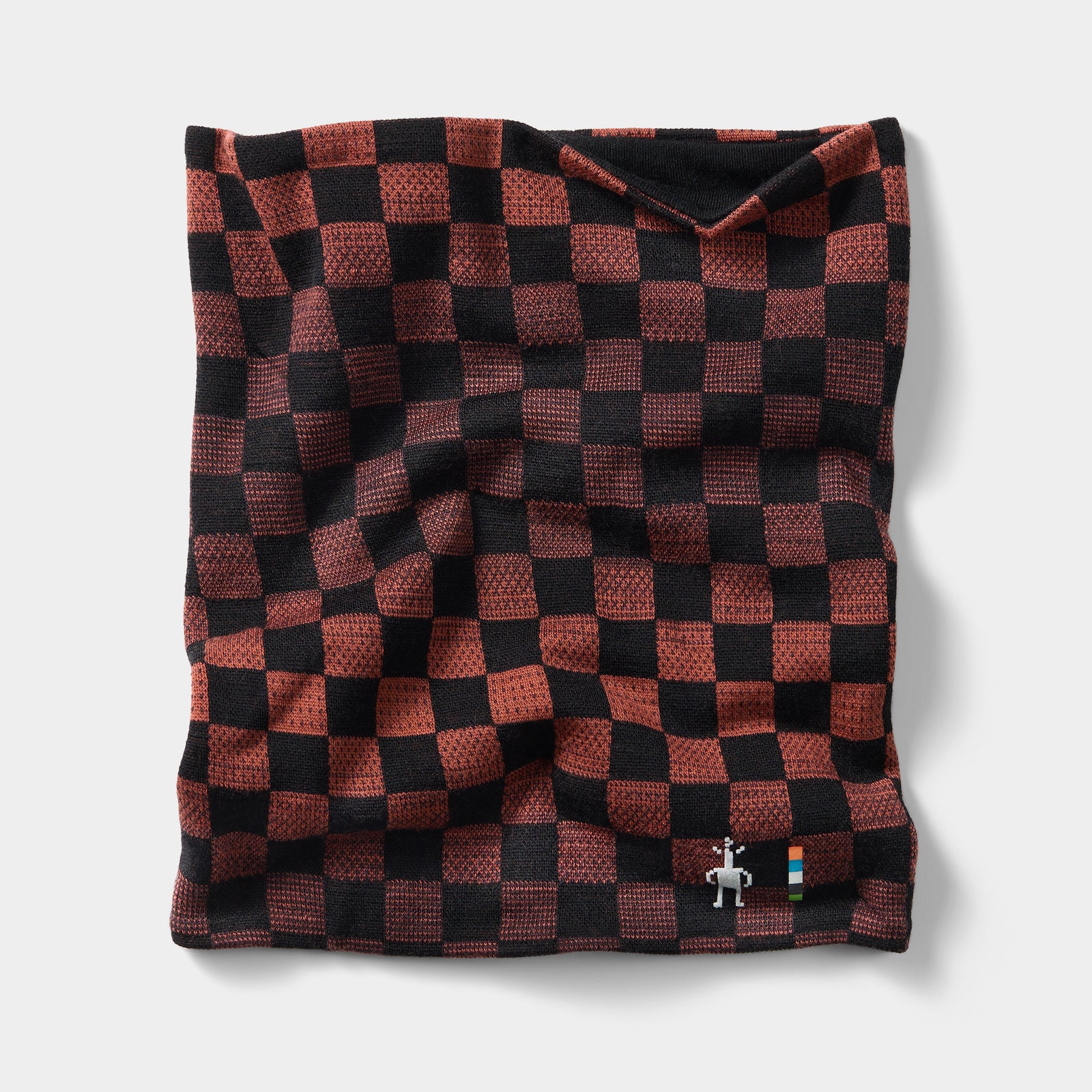 Thermal Merino Reversible Neck Gaiter Mocha Fair Isle Fun - ver - 6