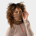 Thermal Merino Reversible Neck Gaiter Mocha Fair Isle Fun - ver - 2