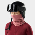 Thermal Merino Reversible Neck Gaiter Mocha Fair Isle Fun - ver - 23