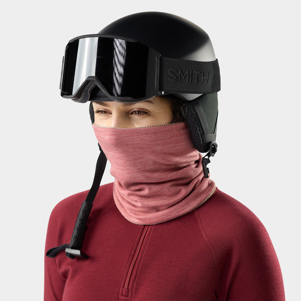 Thermal Merino Reversible Neck Gaiter Nightfall Mini Meadow - ver - 2