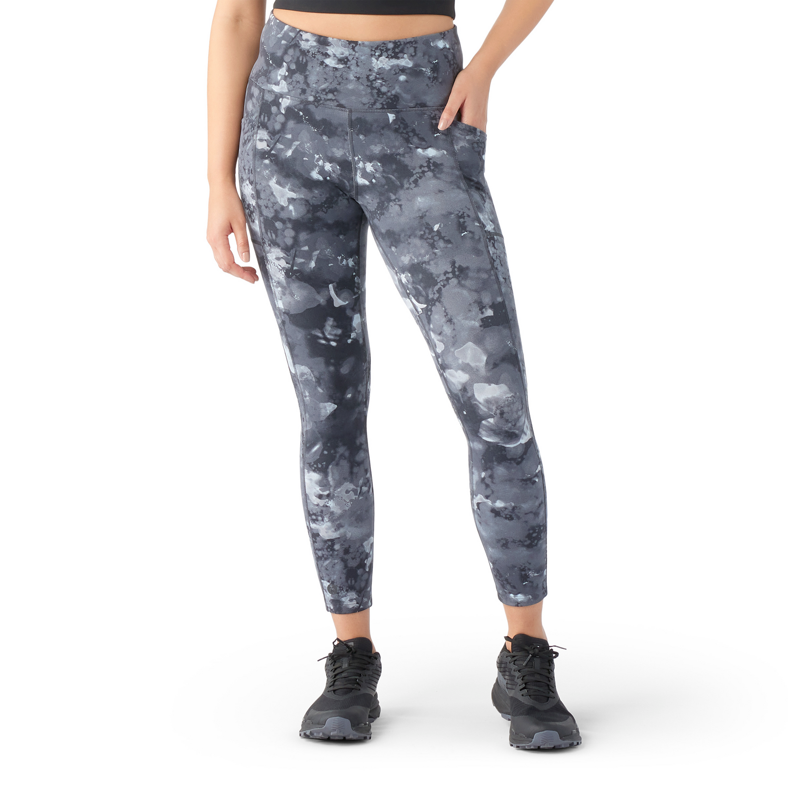 Women's Active Printed 7/8 Legging Nightfall Blue Mountain - ver - 5
