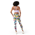 Women's Active Printed 7/8 Legging Nightfall Blue Mountain - ver - 10