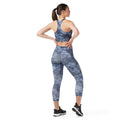 Women's Active Printed 7/8 Legging Nightfall Blue Mountain - ver - 18