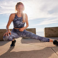 Women's Active Printed 7/8 Legging Nightfall Blue Mountain - ver - 20