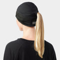 Active Fleece Ponytail Beanie Black - ver - 2