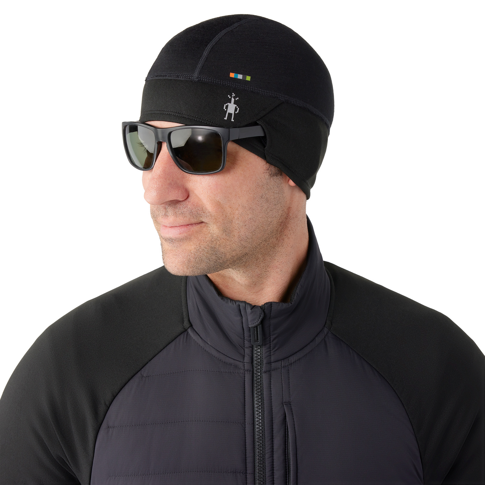 Merino Sport Fleece Beanie Black - ver - 2