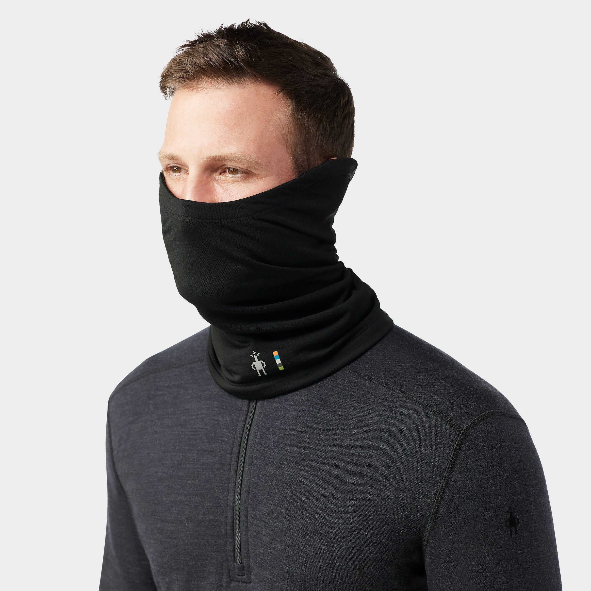 Active Fleece Neck Gaiter - Black