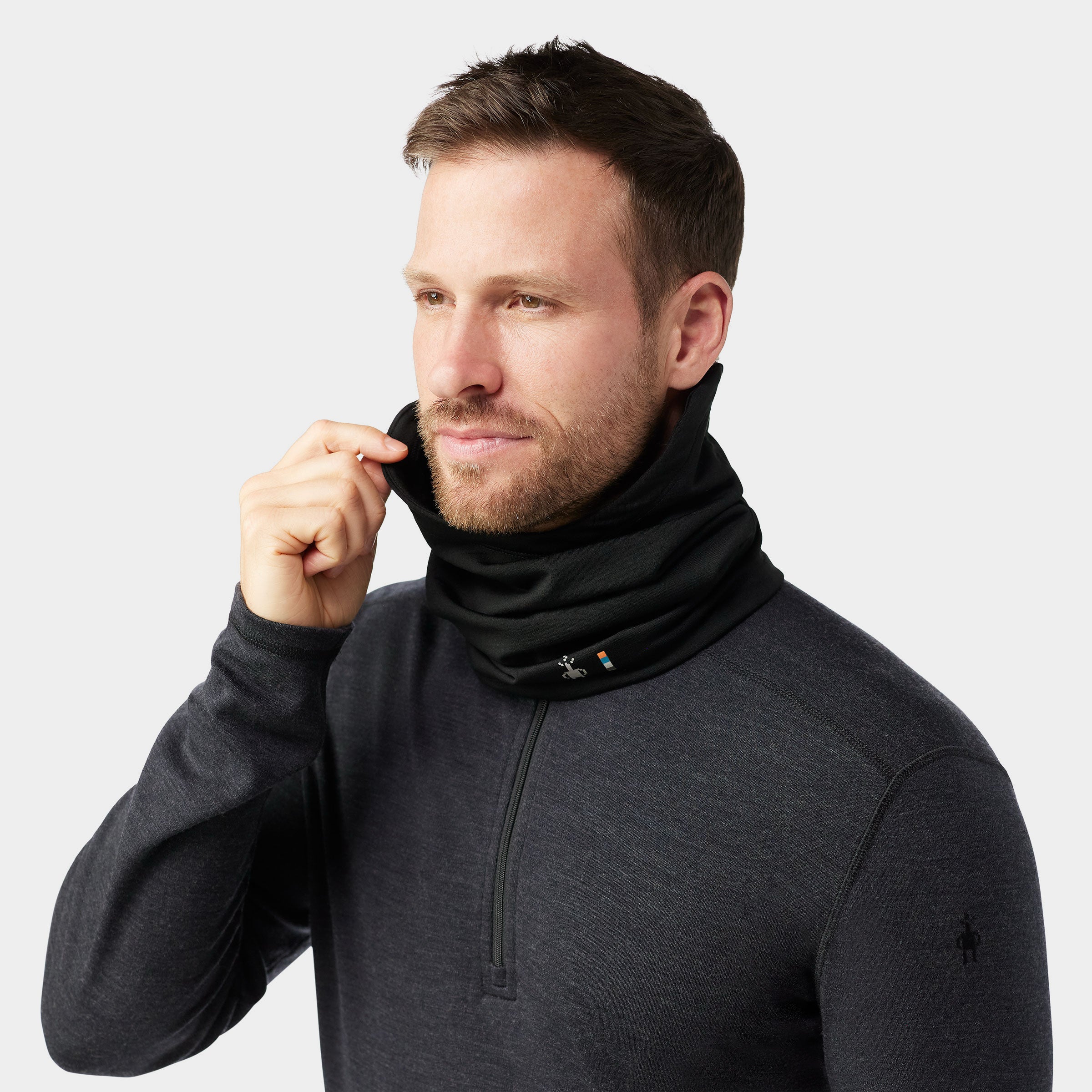 Active Fleece Neck Gaiter - Black