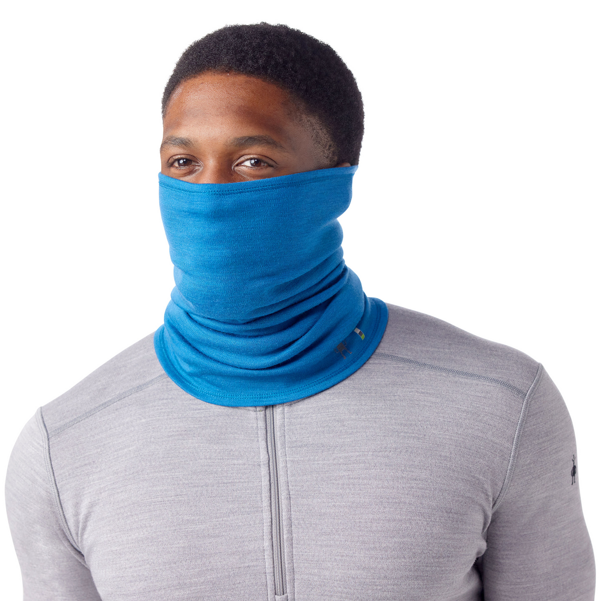 Thermal Merino Long Neck Gaiter Black Tie Dye - ver - 2